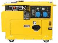 Dīzeļdegvielas strāvas ģenerators Rotek 5,5 kVA - 230V, 50 Hz