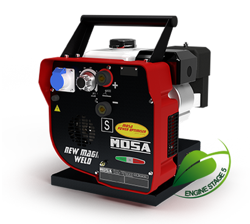 Metināšanas ģenerators Mosa TS 200 BS/EL | BS/EL P ar Gaisa dzesēšanu